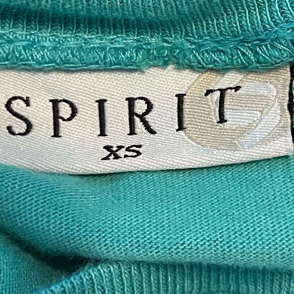 Spirit Jersey St Lucia Green Orange Ombre Oversize Long Sleeve Shirt XS - Picture 5 of 6